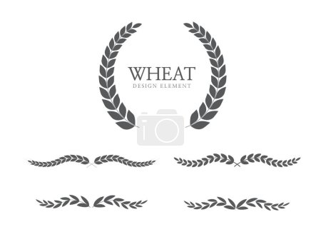 Illustration for Laurel circle wreath icon. laurel branches frames of the winner. Award sign. First place symbol. Emblem. Vector illustration - Royalty Free Image