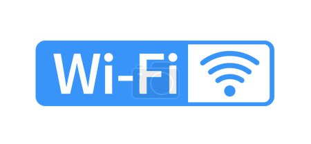 Téléchargez les illustrations : Wifi et icône sans fil. signe pour l'accès Internet à distance. Connexion Internet. Illustration vectorielle - en licence libre de droit