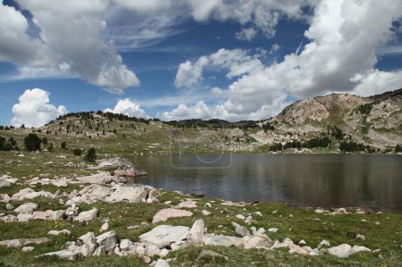 Photo for Upper Sheepherder Lake in Beartooth Mountains, Wyoming - Royalty Free Image