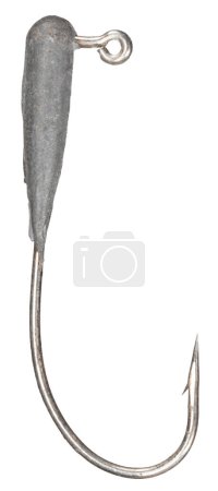 Photo for Smooth jig head and attached hook designed for an angler's terminal tackle - Royalty Free Image