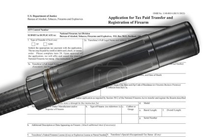 Suppressor casting a shadow across ATF's public domain application form for ownership