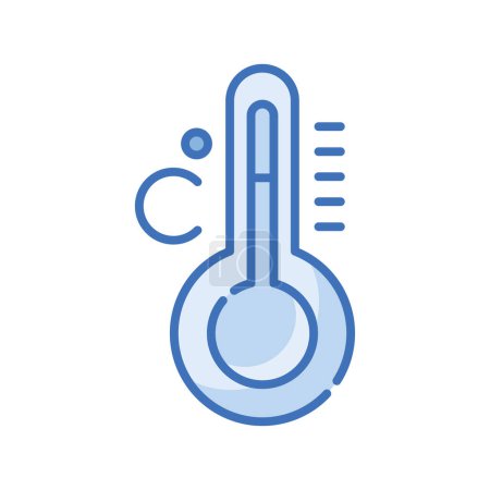 Illustration for Centigrade vector Blue Series Icon Design illustration. Air conditioning Symbol on White background EPS 10 File - Royalty Free Image