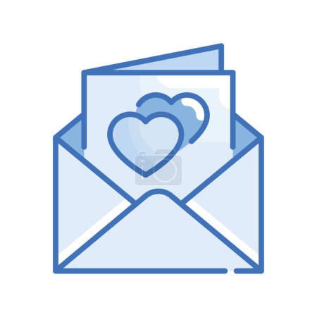 Téléchargez les illustrations : Amour souhaite vecteur illustration de style icône série bleue. Fichier EPS 10 - en licence libre de droit