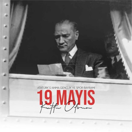 Photo for May 19th Turkish Commemoration of Ataturk Youth and Sports Day. - Royalty Free Image