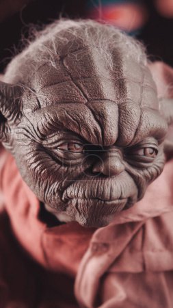 Téléchargez les photos : Yoda Star Wars figure, figure de collection spéciale - en image libre de droit