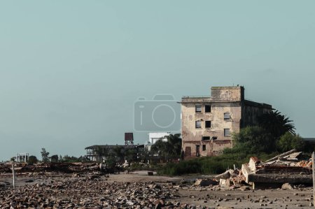 Photo for Resilience Amidst Devastation: Ruins Standing Tall After the Mar - Royalty Free Image