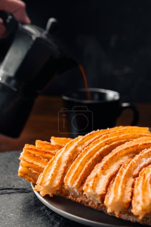 Crunchy Churros and Freshly Brewed Coffee: A Sweet Morning Delig