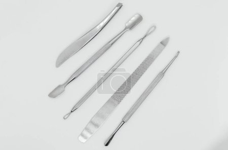 Photo for Manicure set on a white background - Royalty Free Image