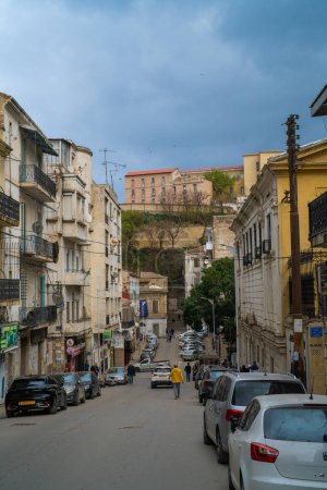 Téléchargez les photos : View of the buildings and streets of Skikda, North Algeria - en image libre de droit