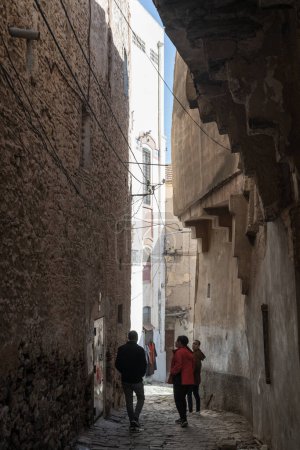 Téléchargez les photos : Constantine - Les ruelles de la vieille ville- la capitale de la province de Constantine dans le nord-est de l'Algérie. - en image libre de droit