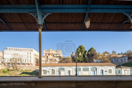 Téléchargez les photos : Constantine - la capitale de la province de Constantine dans le nord-est de l'Algérie.vue de la gare - en image libre de droit