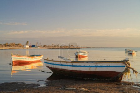 Blick auf Djerba, eine große Insel im Süden Tunesiens