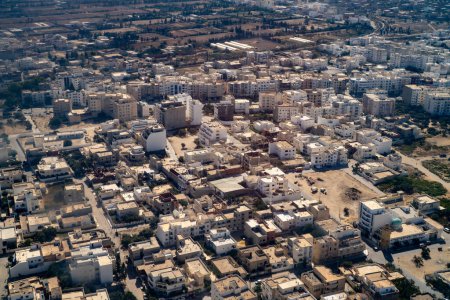 Photo for Aerial view of Monastir from the coast - Royalty Free Image