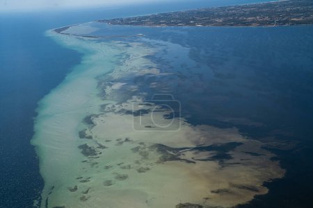 Photo for Aerial view of the Tunisian coast - Monastir governorate - Tunisia - Royalty Free Image