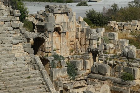 Photo for Theatre of Myra Ancient City in Demre, Antalya City, Turkiye - Royalty Free Image