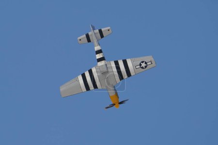 Foto de ESKISEHIR, TURQUÍA - 18 DE SEPTIEMBRE DE 2022: M.S.O Air and Space Museum Expositor norteamericano P-51D Mustang (44-73149) en Sivrihisar SHG Airshow - Imagen libre de derechos