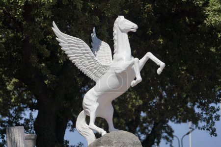Pegasus Statue in Oren, Balikesir City, Turkiye
