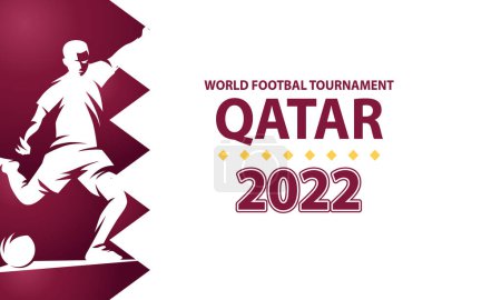 Photo for Qatar 2022 world cup vector illustration - Royalty Free Image