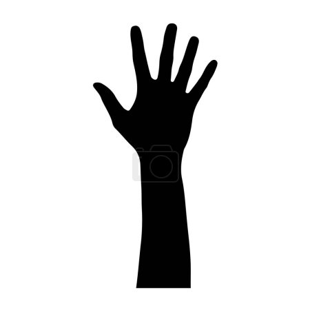 Illustration for Human arm icon, vector illustration - Royalty Free Image