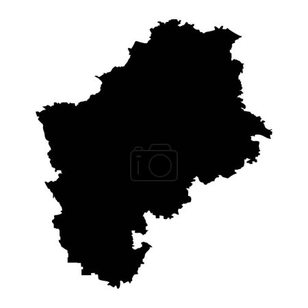 Illustration for Sliven Province map, province of Bulgaria. Vector illustration. - Royalty Free Image