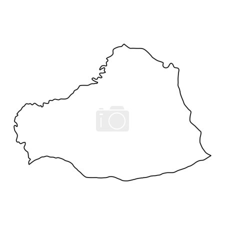 Ilustración de Sanliurfa provincia mapa, divisiones administrativas de Turquía. Ilustración vectorial. - Imagen libre de derechos