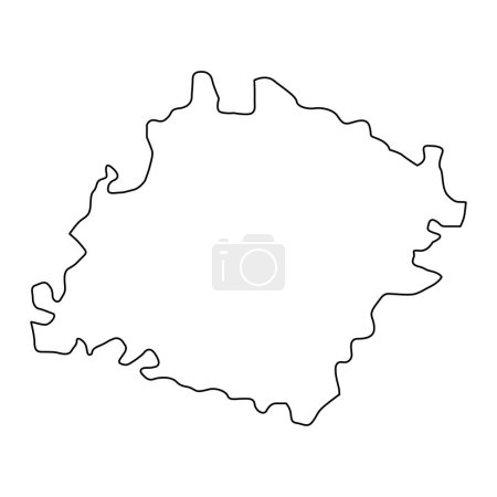 Illustration for Ibb governorate, administrative division of the country of Yemen. Vector illustration. - Royalty Free Image