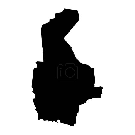 Illustration for Sistan and Baluchestan province map, administrative division of Iran. Vector illustration. - Royalty Free Image