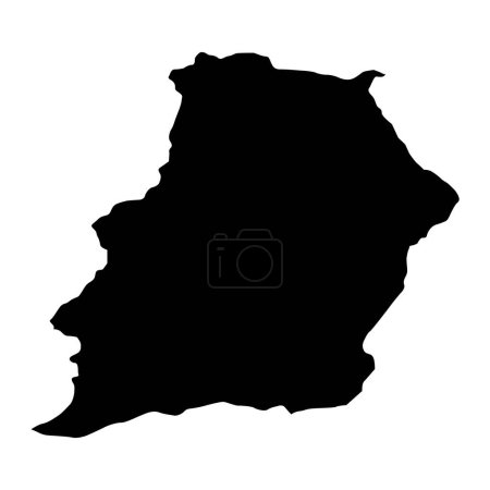 Illustration for Samangan province map, administrative division of Afghanistan. - Royalty Free Image