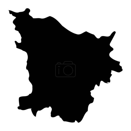 Téléchargez les illustrations : Carte de la province d'Annaba, division administrative de l'Algérie. - en licence libre de droit