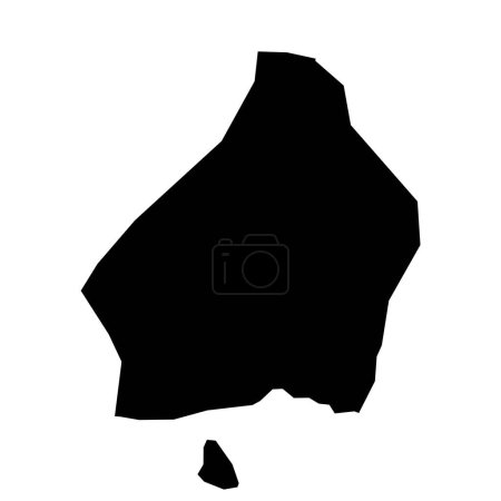 Illustration for La Romana province map, administrative division of Dominican Republic. Vector illustration. - Royalty Free Image