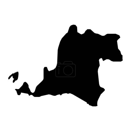 Illustration for Banten province map, administrative division of Indonesia. Vector illustration. - Royalty Free Image