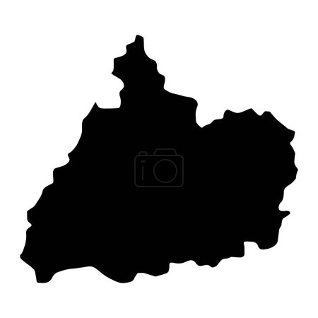 Illustration for Cotopaxi Province map, administrative division of Ecuador. Vector illustration. - Royalty Free Image