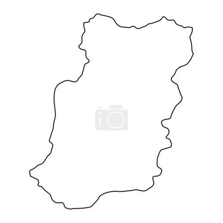 Illustration for Chimborazo Province map, administrative division of Ecuador. Vector illustration. - Royalty Free Image