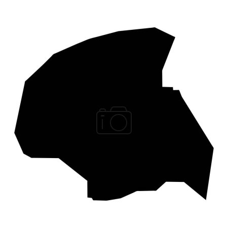Mongmong Toto Maite municipality map, administrative division of Guam. Vector illustration.