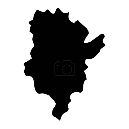 Illustration for Santa Catarina municipality map, administrative division of Cape Verde. Vector illustration. - Royalty Free Image