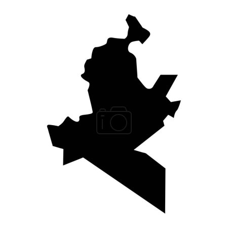 Western Highlands Province map, administrative division of Papua New Guinea. Vector illustration.