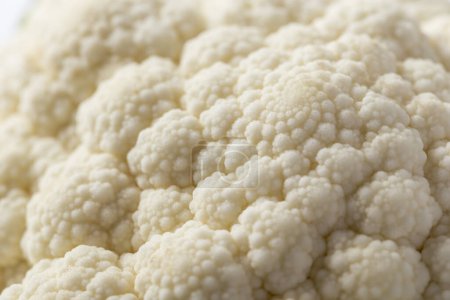 Photo for Close up of a fresh organic cauliflower florets. Selective focus - Royalty Free Image