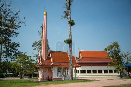 Photo for A crematorium at the Wat Thong Khung in the Town of Amphawa in the Province of Samut Songkhram in Thailand,  Thailand, Amphawa, November, 2022 - Royalty Free Image