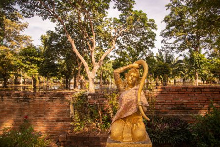Photo for The Wat Khun Inthapramun near the City of Ang Thong in the Province of Ang Thong in Thailand,  Thailand, Ang Thong, November, 2022 - Royalty Free Image