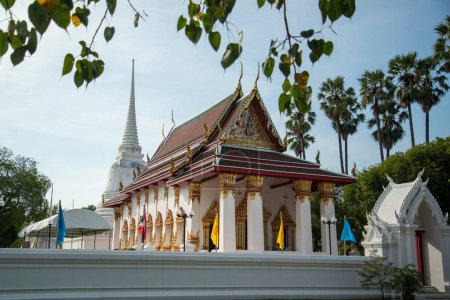 Téléchargez les photos : Wat Suwan Dararam Ratchaworawihan in the City Ayutthaya in the Province of Ayutthaya in Thailand,  Thailand, Ayutthaya, November, 2022 - en image libre de droit