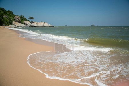 Photo for The Khao Tao Sai Noi Beach near the City of Hua Hin in the Province of Prachuap Khiri Khan in Thailand,  Thailand, Hua Hin, December, 2022 - Royalty Free Image