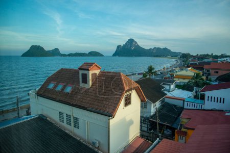 Photo for The old Town of Phrachuap Khiri Khan in the Province of Prachuap Khiri Khan in Thailand,  Thailand, Prachuap Khiri Khan, December, 2022 - Royalty Free Image