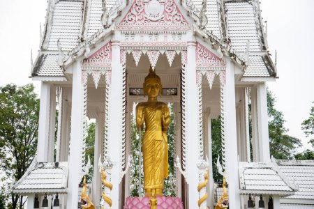 Photo for The Wat Pranburi in the Town of Pranburi in the Province of Prachuap Khiri Khan in Thailand,  Thailand, Hua Hin, December, 2022 - Royalty Free Image