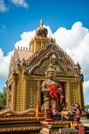 Photo for The Wat Khao Kalok at the Village of Khao Kalok and Pranburi near the City of Hua Hin in the Province of Prachuap Khiri Khan in Thailand,  Thailand, Hua Hin, December, 2022 - Royalty Free Image