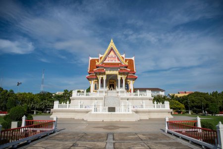 a Shrine at Governor Residence in city centre of Mueang Chonburi City in Province of Chonburi in Thailand.  Thailand, Chonburi, November, 1, 2023