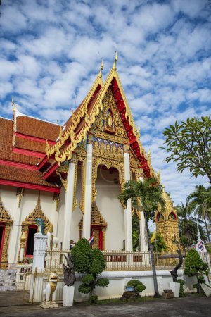 Téléchargez les photos : Wat Jaeng dans le centre-ville d'Udon Ratchathani et la province d'Ubon Ratchathani en Thaïlande, 25 novembre 2023. - en image libre de droit