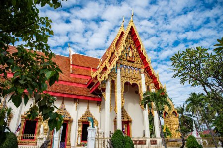 Wat Jaeng en el centro de la ciudad de Udon Ratchathani y la provincia de Ubon Ratchathani en Tailandia, Noviembre 25, 2023.