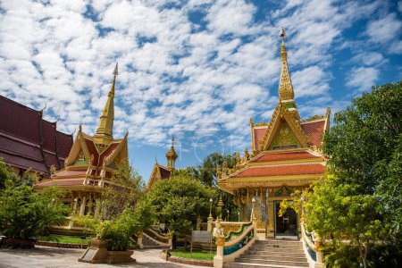 Wat Liab im Stadtzentrum von Udon Ratchathani und Provinz Ubon Ratchathani in Thailand, 25. November 2023