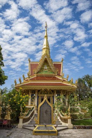 Wat Liab in the city centre of Udon Ratchathani and Province Ubon Ratchathani in Thailand, November 25, 2023