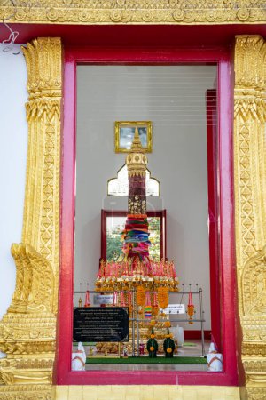 Sanctuaire de pilier de la ville d'Ubon Ratchathani et province d'Ubon Ratchathani en Thaïlande. Thaïlande, Ubon Ratchathani, 22 novembre 2023.